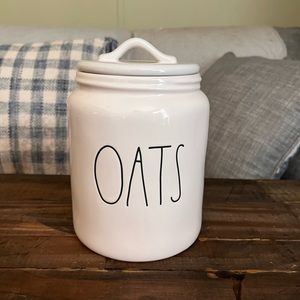 Rae dunn Oats canister-medium size